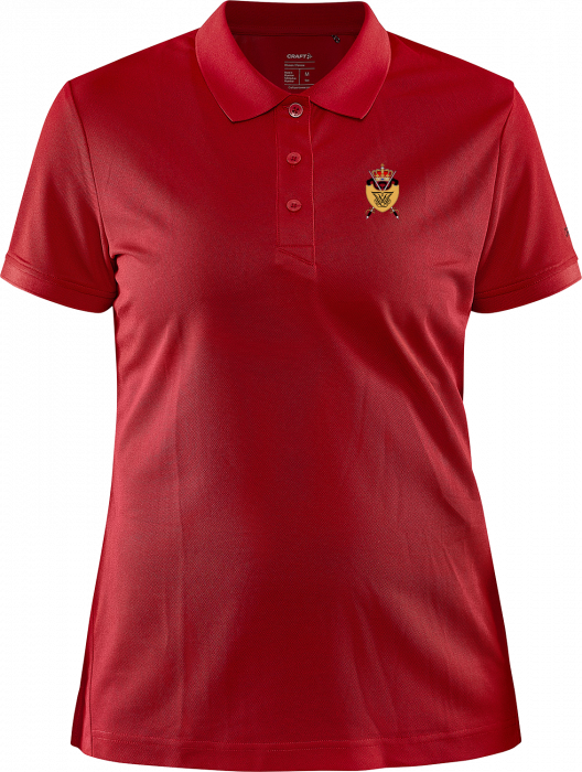 Craft - Ho Polo Shirt Pique Classic Woman - Rouge